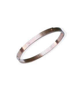 Tasarım Rose Gold Kaplama Çelik Bileklik