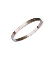 Tasarım Rose Gold Kaplama Çelik Bileklik