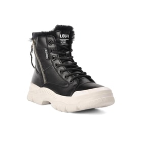 Guja 23K310-24 Kadın Polarlı Kısa Spor Bot (Siyah)