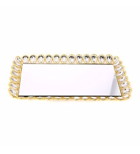 Vitale Nila Gold Dekoratif Tepsi AK.HQ0012