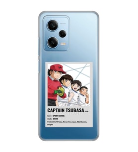 Redmi Note 12 Pro 5G Uyumlu Tsubasa Poster Tasarımlı Şeffaf Telefon Kılıfı