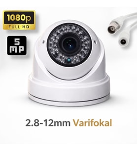 Gece Görüşlü 5MP 2.8 MM -12MM Varifocal Sony Lens 1080P 36 IR Led  Dome Kamera D336BV