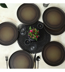 Keramika Vintage Stackable Servis Tabağı 27 Cm 6 Adet 21781
