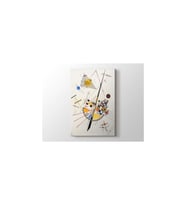 Wassily Kandinsky - Delicate Tension Tablo - 106147 - 40x60 Cm