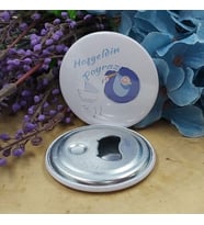 15 Adet Bebek Getiren Leylekli Metal Bebek Şekeri Metal Magnet Açacak 58 mm-