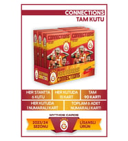 Connections Serisi Galatasaray 2023 - 2024 - 6 Tam Kutu Futbolcu Kartları