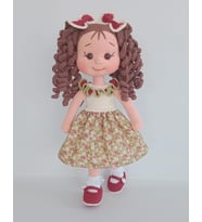 Bahar Kıvırcık Karnaval Bebek Amigurumi Organik Oyuncak
