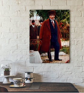 BK Home Atatürk Tasarımlı Kanvas Tablo-48
