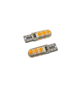 T10 Ampul Hp Led Silikon Kaplı Turuncu 12V / Laam537
