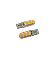 T10 Ampul Hp Led Silikon Kaplı Turuncu 12V / Laam537
