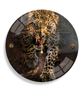 Leopar Cam Saat - 40 cm