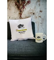 Maden Mühendisi Kupa Bardak ve Yastık Set (Beyaz)