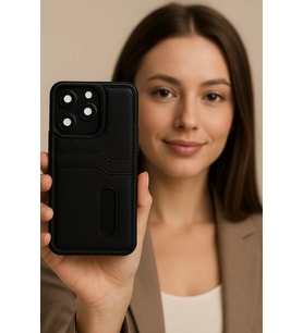 ERTAN Redmi Note 14 4G Kılıf Sara Kartvizitli Deri Kılıf - Lacivert