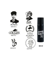 Fatih Atatürk Spray Tattoo Geçici Dövme Yapma Seti Sprey Dövme Kiti