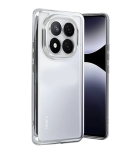 Xiaomi Redmi Note 14 Pro Plus Kılıf Razer Lensli Silikon - Gümüş