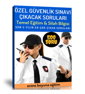 Özel Güvenlik Sınavı Çıkacak Soruları (500 Soru)