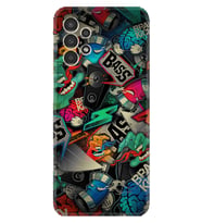 Samsung Galaxy M14 Kılıf Resimli Desenli Silikon Platinium Series Bass 1886