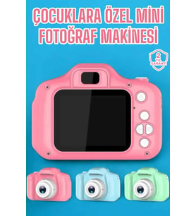 Çocuk Kamerası Dijital 1080p Hd Kaliteli Mini Fotoğraf Makinesi Profesyonel