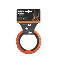 M-PETS RING KING KÖPEK OYUNCAĞI SINGLE ORANGE/BLACK