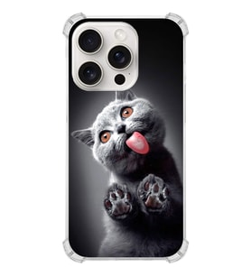 PrintiFy Apple iPhone 15 Pro Max Uyumlu Nazar 3 Baskılı Şeffaf Köşe Korumalı Antişok Kılıf