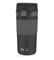 VAGONLİFE  T2001 TKK ÇELİK TERMOS SÜZGEÇLİ MUG 450 ML SİYAH