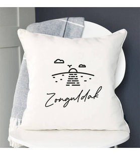 Zonguldak Tasarımlı Yastık