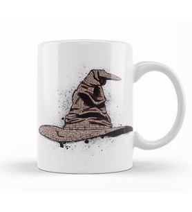 Harry Potter The Word Sorting Hat Kupa Bardak Porselen