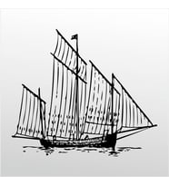 Folyo Sticker Gemi 160cm Uzunluk (Karışık)