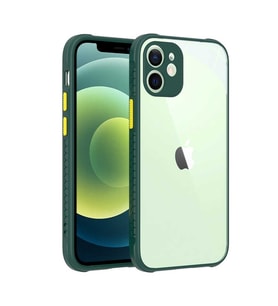 Lexroo iPhone 12 Kılıf Kaff Kılıf - Koyu Yeşil