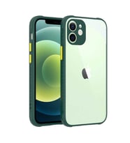 Lexroo iPhone 12 Kılıf Kaff Kılıf - Koyu Yeşil