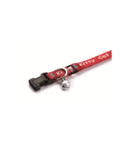 Beeztees Yavru Kedi Boyun Tasması, Zilli, Kırmızı, 17,5-23cm