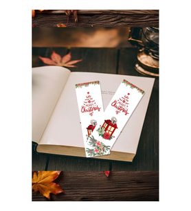 Yeni Yıl - Yılbaşı Temalı - Hediyelik-  Kitap Ayracı - 1 Adet