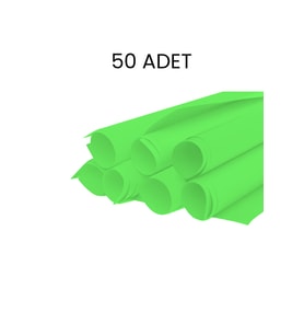 Fon Kartonu 50x70 50'li Ekonomik Paket Açık Yeşil