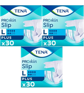 Tena Proskin Slip Plus Bel Bantlı Yetişkin Bezi L - Büyük - Large 90 Adet
