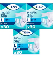 Tena Proskin Slip Plus Bel Bantlı Yetişkin Bezi L - Büyük - Large 90 Adet