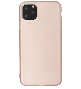 Newface Apple iPhone 11 Pro Max Kılıf First Silikon - Rose Gold