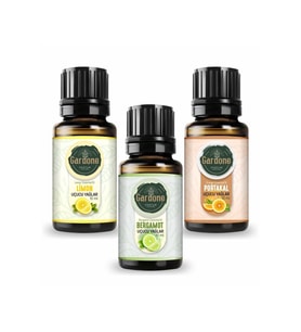 Limon + Portakal + Bergamot ( Oda Kokusu Aroma Terapi Buhurdanlık / Difüzör Yağı ) 3 Adet x 10 ML