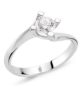 Romeo Pırlanta 0.21 Ct Tektaş Yüzük RM20052 (Çok Renkli)