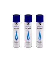 Colibri Premium Gazlı ve Pürmüzlü Çakmaklar İçin Bütan Gaz 3'lü Paket (Karışık)