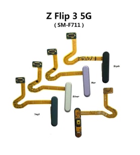 Galaxy Z Flip 3 İle Uyumlu Parmak İzi Film Flex İthal SM-F711