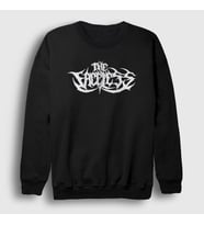 Presmono Unisex Siyah Logo The Faceless Sweatshirt 448570tt