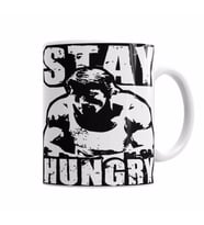 Arnold Stay Hungry    Kupa Bardak Porselen