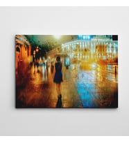 Rusian Rain Woman Kanvas Tablo