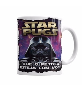 STAR PUGS KÖPEK Kupa Bardak Porselen