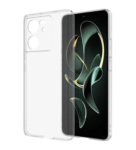 Coverzone Xiaomi Mi 13T ile uyumlu K?l?f Z-Droga Kapak ?effaf P�r�zs�z Y�zey Kamera �?k?nt?l? Koruma Xiaomi Mi 13T i�in ?effaf Sert K?l?f