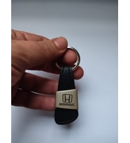 Honda Metal Derili Oto Anahtarlık (Siyah)