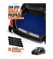 SMART FORFOUR (2004-2006) Uyumlu EVA Bagaj Paspası Araca Özel Lacivert