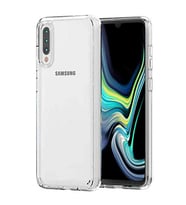 Coverzone Galaxy A30S ?le Uyumlu K?l?f Transparan Z-Coss GlassElegance TPU Tam Koruma Arka Kapak ?effaf Renk