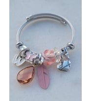 Damla Taş Charm Pandoramodel Çelik Bileklik