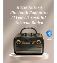 Bluetooth Bağlantılı Taşınabilir Hoparlör – Fm/Am Radyo Özellikli, Şarj Edilebilir Batarya, 1 Kg